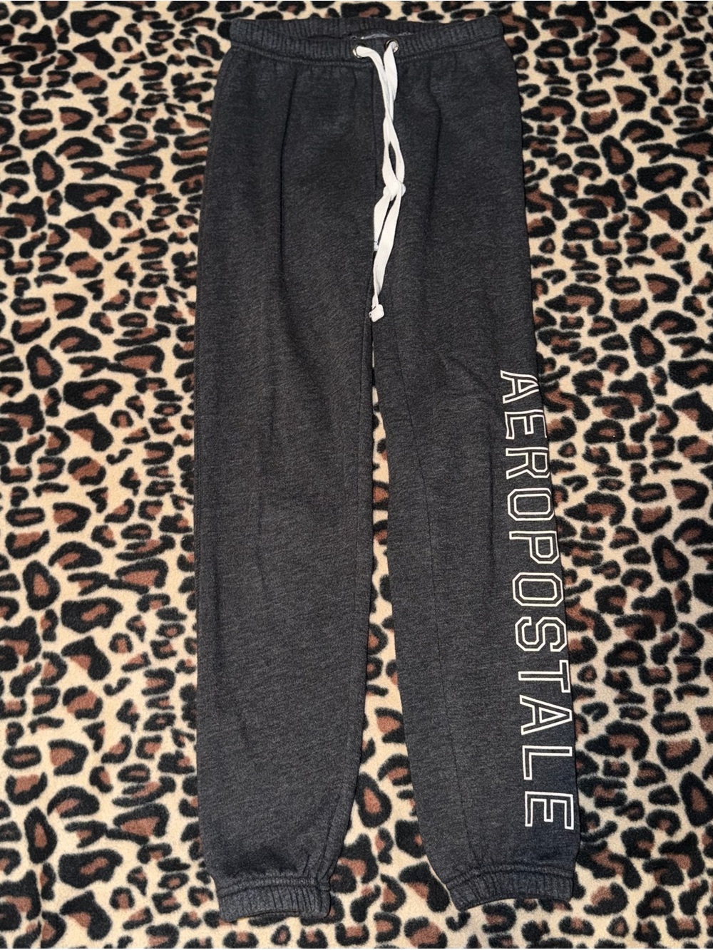 2000s style low rise Aeropostale grey sweatpants